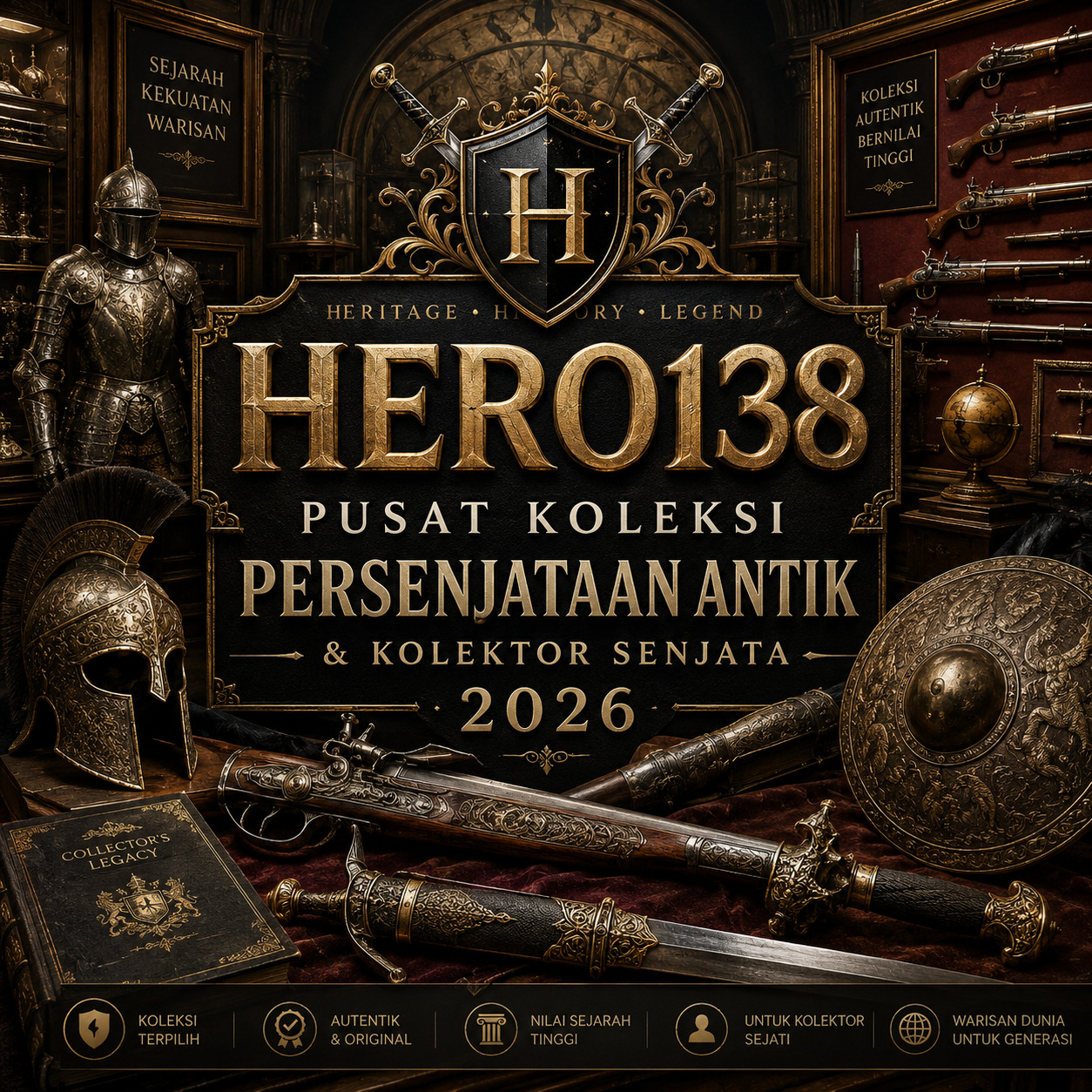 HERO138 - Pusat Koleksi Persenjataan Antik & Kolektor Senjata 2026